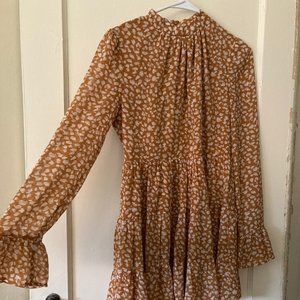 Forever 21 Long Sleeve Mini Dress